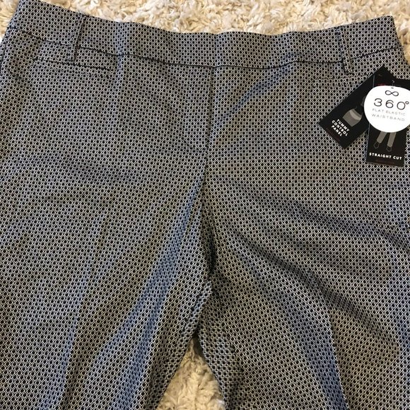 NWT Rekucci Curvy Woman Straight Cut Pants Plus Sz W20 Tummy Control Comfort - Picture 3 of 6